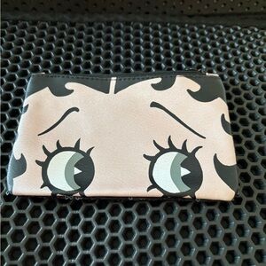 Betty Boop Pink and Black Clutch